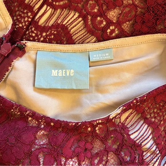 MAEVE Elsa Eyelash Lace Peplum Dress - Picture 7 of 7